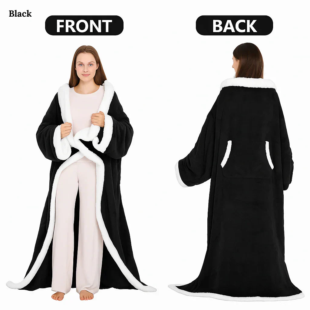Fleecezy™ – Luxury Warm Blanket Robe