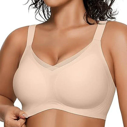 Draadloze Soft Comfort Beha met V-Hals Jelly Strip